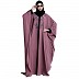 Front open kaftan with embroidery work- Puce Pink Front open kaftan with embroidery work- Puce Pink